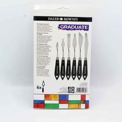 DALER ROWNEY GRADUATE PALETTE KNIVES SET OF 6