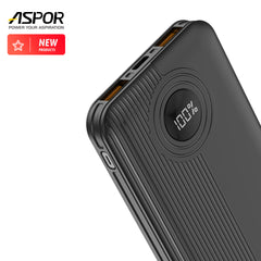 Aspor A320 Power Bank With Display 22.5w Pd + Qc 3.0 10000mah