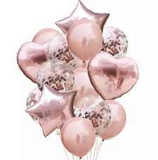 14 Pcs Confetti Decorative Party Balloons Set