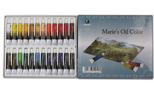 MARIES Oil Painting Color 12ml 24Pcs No. O-2024B