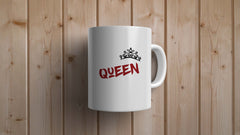 Queen with Tiara Design Mug