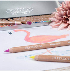 Cretacolor Megacolor Pencils In Tin Box Set