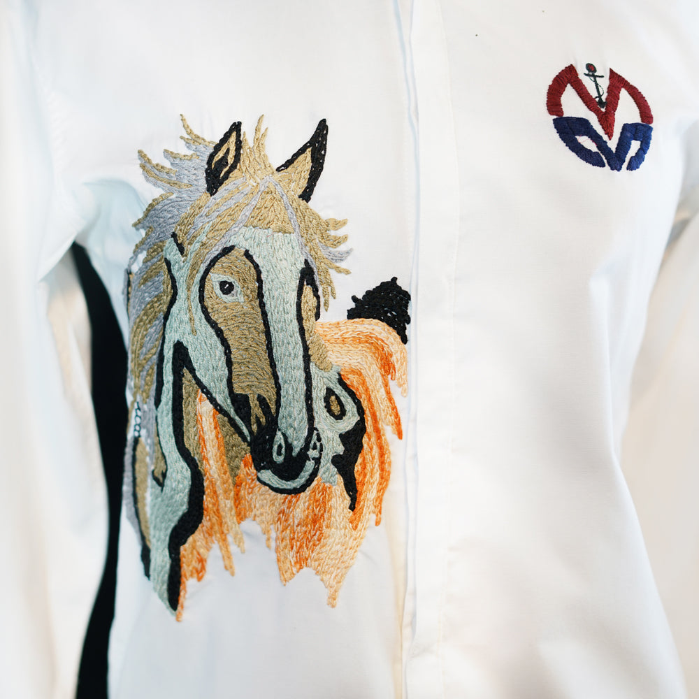 Horsy Embroidery Shirt