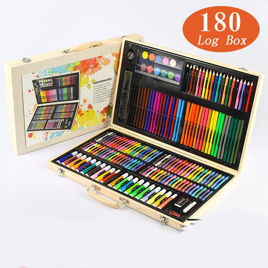 180 Pcs Art Set Children/Kids Coloring Drawing Painting Arts & Crafts Case