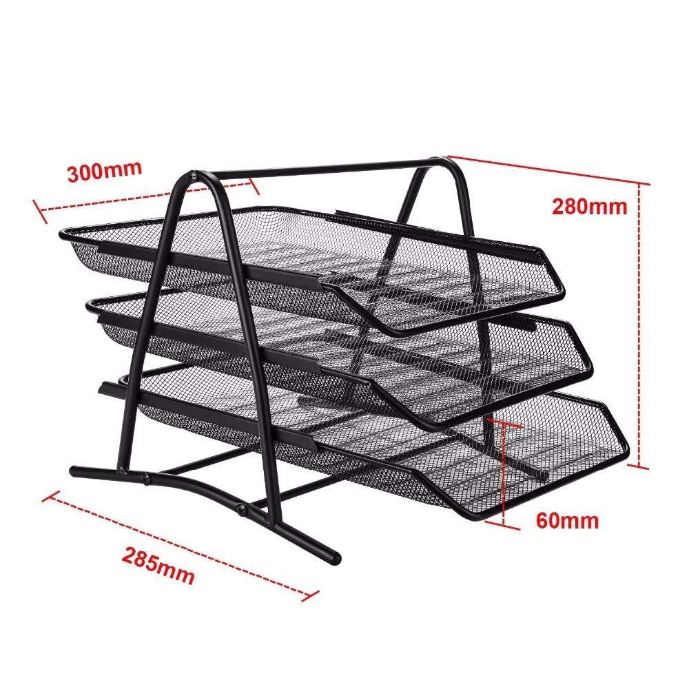 Mesh Office Paper File Tray 3 Step-School2Office-1010,desk organizers,office supplies