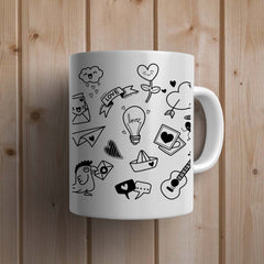 Doodles Design Mug