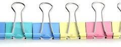 Colored Paper Binder Clips