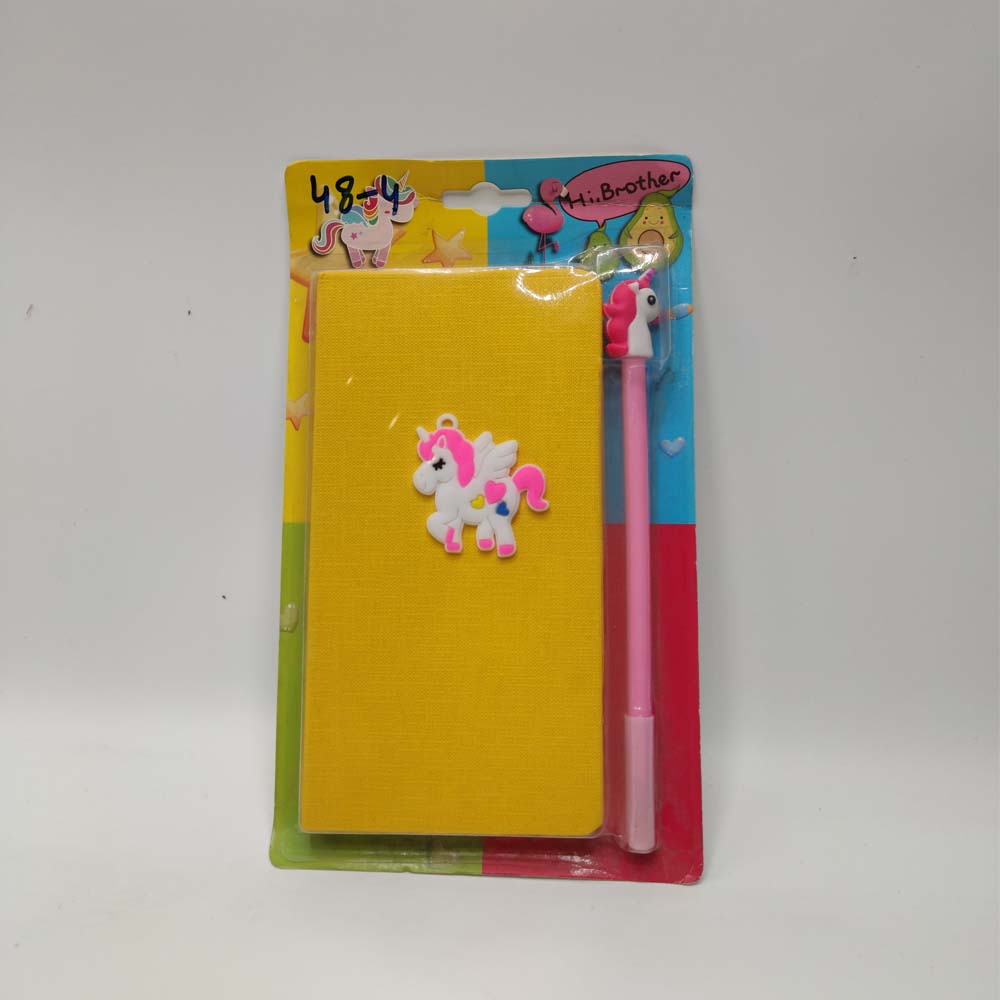 Packed Notebook unicorn with gel pen 48-4 Journals