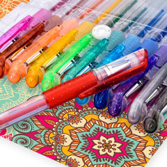 Glitter Gel Pens For Coloring Pack Of 12