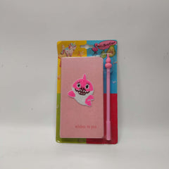 Packed Notebook baby shark with gel pen 48-7 Journals