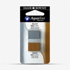 Daler Rowney Aquafine Watercolour Half Pan Set Of 2-school2office.com-art supplies,paints and mediums,watercolor