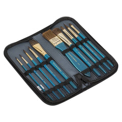 Daler Rowney Simply Natural Hair Brush Set With Zip Case