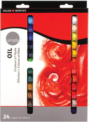 Daler-Rowney Simply Oil Paint Set 12-24 Colors