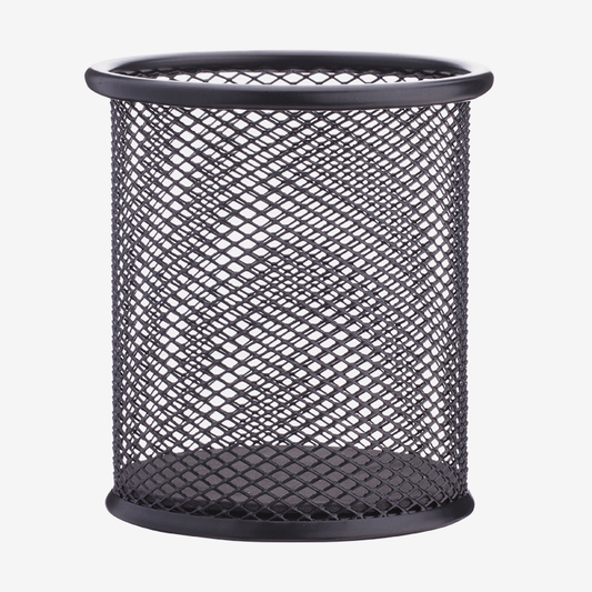 Metal Mesh Pen Stand Square