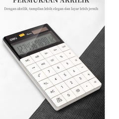 Deli E1589 Modern Soft Calculators 12-digit