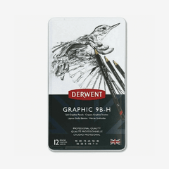 Derwent Soft Graphite Color Pencil Tin Pack Of 12