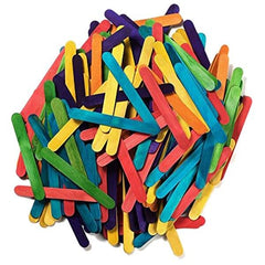 Color Wooden Ice Cream Craft Sticks