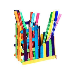 Color Wooden Ice Cream Craft Sticks