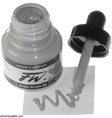 Daler Rowney FW Artist Acrylic Ink  Silver 29.5ML