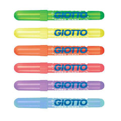 Giotto Turbo Giant Fluorescent Color Markers Set Of 6 Piece