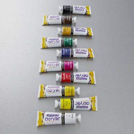 Daler Rowney Graduate Acrylic Paint 38ml Pack Of 10-school2office.com-acrylic paint,art supplies,new,paints and mediums