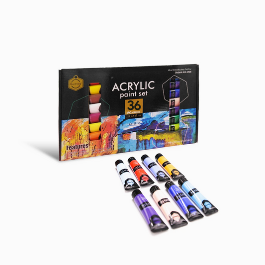 Keep Smiling Acrylic Colour Paint 30ml Set Of 36pcs