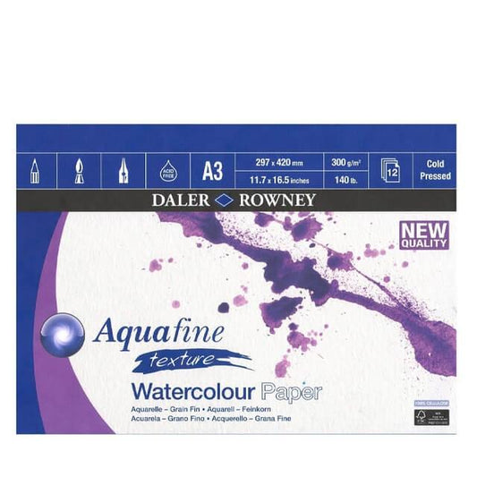 Daler Rowney Aquafine Watercolor Paper Pads