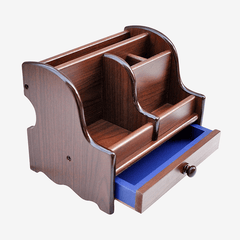 Wooden Office Stationery Desk Organizer 8013