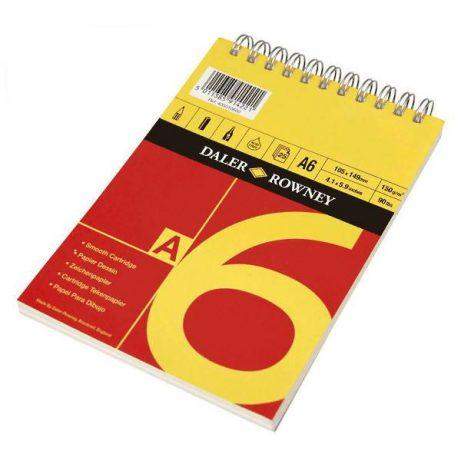 Daler Rowney Red & Yellow Spiral Pads 150Gsm-school2office.com-art supplies,best,canvas & art sheets,drawing pad,new,sketch pads