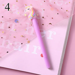 Unicorn Gel Pen With Light